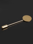 Основа «Брошь-игла» L=5 см, площадка 1.5 см (набор 5 шт.), цвет золото - Фото 5