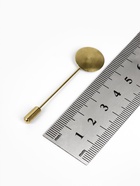 Основа «Брошь-игла» L=5 см, площадка 1.5 см (набор 5 шт.), цвет золото - Фото 3