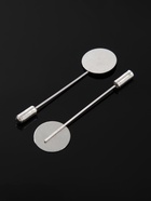 Основа «Брошь-игла» L=5.5 см, площадка 1.5 см (набор 5 шт.), цвет серебро - Фото 4