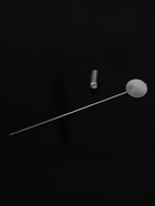 Основа «Брошь-игла» L= 7.5 см, площадка 1 см (набор 5 шт.), цвет серебро - Фото 5