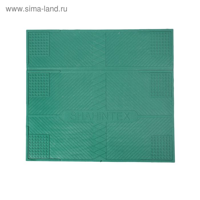 Коврик противовибрационный, 62х55 см, цвет зеленый - Фото 1