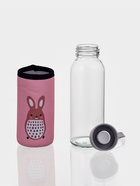 Бутылка для воды «Весёлые зверята», 300 мл, h=17 см, в чехле, стекло, МИКС - Фото 2