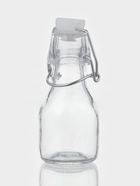 Бутылка для соусов и масла Доляна «Галерея», 80 мл, 5×11 см, с бугельным замком, стекло, прозрачная - Фото 1