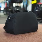 Сумка спортивная на молнии "Фитнес", 1 отдел, наружный карман, регулируемый ремень, цвет чёрный - Фото 2