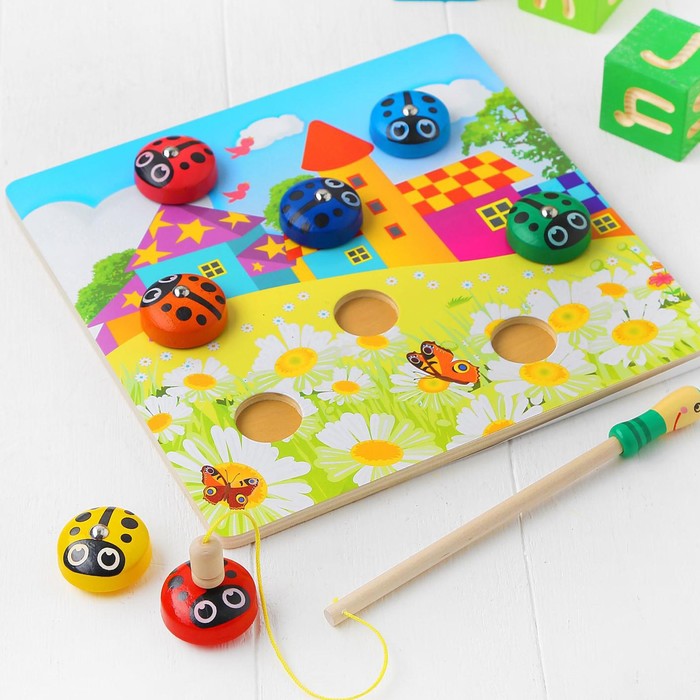 Магнитная рыбалка «Божьи коровки» - Фото 1