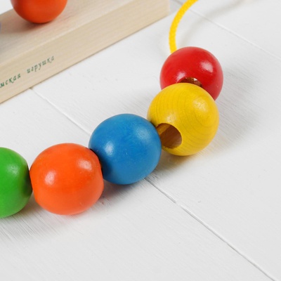 Пирамидка «Радуга», шарик 3 см