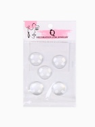 Кабошон стекло, круг 18 мм (набор 5 шт.), прозрачный - Фото 4