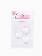 Кабошон стекло, круг 25 мм (набор 3 шт.), прозрачный - Фото 4