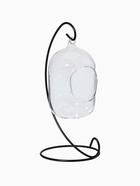 Флорариум «Цилиндр», на подвесе, 12×8 см, h=23 см, стекло, прозрачный, чёрный - Фото 4