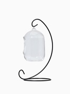 Флорариум «Цилиндр», на подвесе, 12×8 см, h=23 см, стекло, прозрачный, чёрный - Фото 4