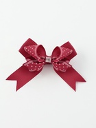 Бант для волос на резинке «Школьница», звезда, 12 см, красный - Фото 5