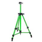 Мольберт телескопический, тренога, металлический, зелёный, размер 51-153 см - фото 109206915