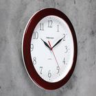 Часы настенные, серия: Классика, d=29 см, коричневый обод - Фото 2