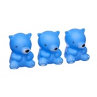 Резиновые игрушки для ванны Крошка Я «Мыльница: Мишки», 14 см, с пищалкой, в наборе 4 шт., МИКС - Фото 4