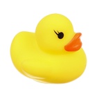 Резиновые игрушки для ванны «Мыльница: Утки», 13 см, с пищалкой, в наборе 4 шт. - Фото 6