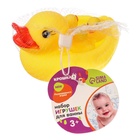 Резиновые игрушки для ванны «Мыльница: Утки», 13 см, с пищалкой, в наборе 4 шт. - Фото 5