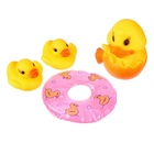 Резиновые игрушки для ванны Крошка Я «Утята с кругом», 8 см, с пищалкой, в наборе 4 шт., МИКС - Фото 11