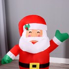 Надувная фигура новогодняя «Дед Мороз» машет рукой, 90 см - Фото 2
