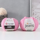 Пряжа "Jeans" 55% хлопок, 45% акрил 160м/50гр (20 розовый) - фото 8565767