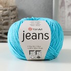 Пряжа "Jeans" 55% хлопок, 45% акрил 160м/50гр (33 бирюза) - Фото 1