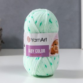 Пряжа "Baby color" 100% акрил 150м/50гр (270 мятно-зеленый) 2497447