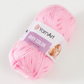 

Пряжа "Baby color" 100% акрил 150м/50гр (0266 розовый с розовым)