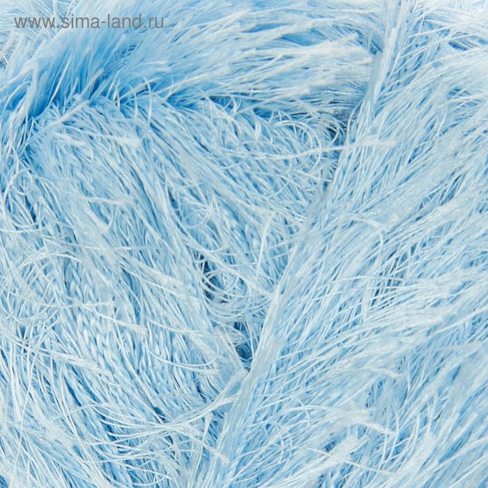 Пряжа "Samba" 100% полиэстер 150м/100гр (2029 голубой) - Фото 1