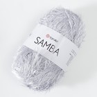 Пряжа "Samba" 100% полиэстер 150м/100гр (10 св.серый) - Фото 2