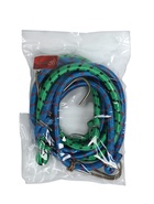 Резинка для крепления багажа TORSO, 80 см, d=8 мм, металлические крючки, МИКС, набор 2 шт. - Фото 7