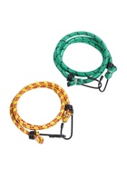 Резинка крепления TORSO 80 см, d 8 мм, металлические крючки, микс, набор 2 шт - фото 809557759