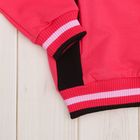 Костюм спортивный для девочки (куртка, брюки), рост 146 см, цвет арбузный CAJ 9655 - Фото 4
