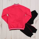 Костюм спортивный для девочки (куртка, брюки), рост 152 см, цвет арбузный CAJ 9655 - Фото 5