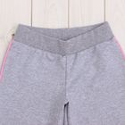 Костюм для девочки (куртка, брюки), рост 128 см, цвет розовый CAJ 9655 - Фото 9