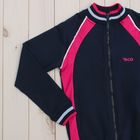 Костюм спортивный для девочки (куртка, брюки), рост 158 см, цвет тёмно-синий - Фото 3