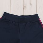 Костюм спортивный для девочки (куртка, брюки), рост 158 см, цвет тёмно-синий - Фото 9