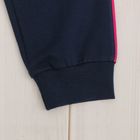 Костюм спортивный для девочки (куртка, брюки), рост 158 см, цвет тёмно-синий - Фото 10