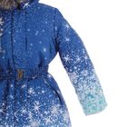 Пальто для девочки "Снежа", рост 122 см, цвет голубой - Фото 3
