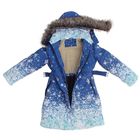 Пальто для девочки "Снежа", рост 122 см, цвет голубой - Фото 9