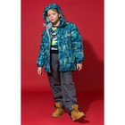 Куртка для мальчика "Геометрия", рост 152 см, цвет зелёный/синий - Фото 6