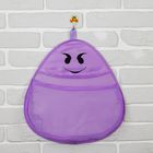 Кармашек подвесной «Смайлик», фиолетовый - Фото 1