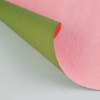 Фактурная бумага, двусторонняя 0,5 х 5 м, темно-зеленый-розовый - Фото 2