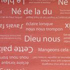 Фактурная бумага "Стихи" двусторонняя, белая на темно-розовом, 0,5 х 5 м - Фото 3