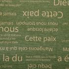 Фактурная бумага "Стихи" двусторонняя, золотая на зелёном, 0,5 х 5 м - Фото 3