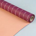 Фактурная бумага "Письмо" двусторонняя, светло-розовая на сливовом, 50 см х 5 м - Фото 4