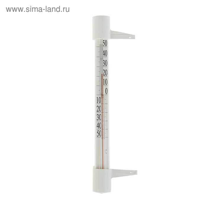 Термометр оконный ТСН-4 "Гвоздик" (t -50 + 50 С) в картонной коробке - Фото 1