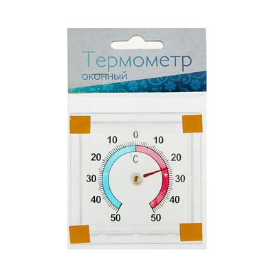 Термометр оконный ТББ, биметаллический, от - 50°С до + 50 С