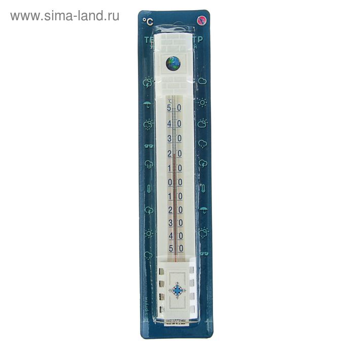 Термометр универсальный ТС-41 "Башня"(t -50 + 50 С) в блистере - Фото 1