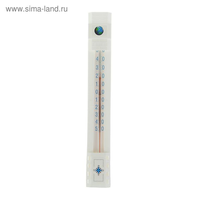 Термометр универсальный ТС-41 "Башня" (t -50 + 50 С) в пакете - Фото 1