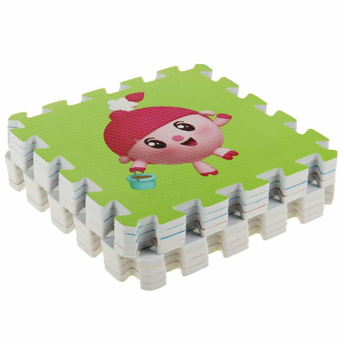 Коврик-пазл "Малышарики", 8 сегментов, каждый 31.5 х 31.5 см 42013