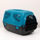 Переноска для животных «Сириус», 33.5×31×50 см, бирюзовая - Фото 2